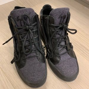 🖤SOLD🖤Giuseppe Zanotti Woven High-Top Sneakers